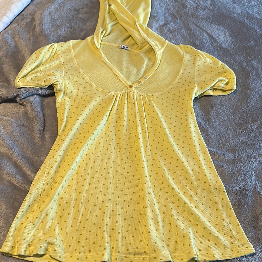 Splendid yellow hoodie